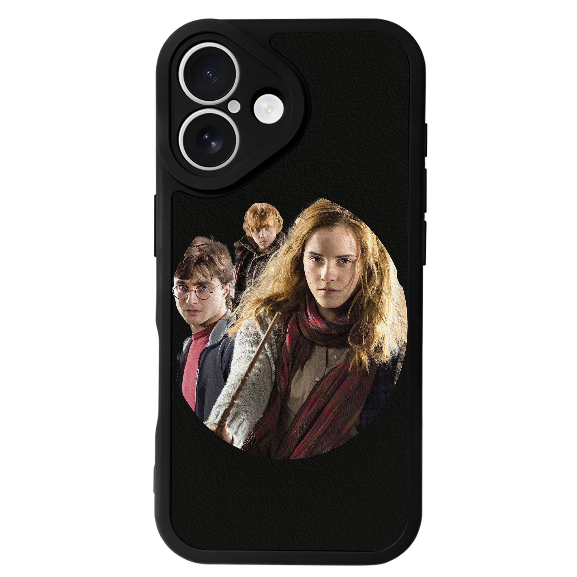 （画像用） Harry Potter ハリー・ポッターシリーズ 【iPhone 16シリーズ対応】シリコンスマホケース（レザー調） 材質：シリコン